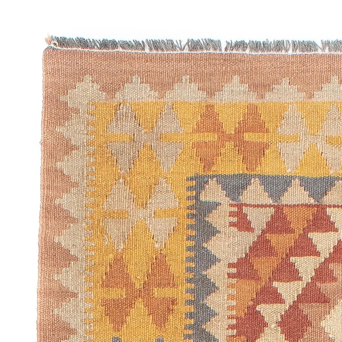 Kelim Teppich - Splash 197 x 62 cm - mehrfarbig