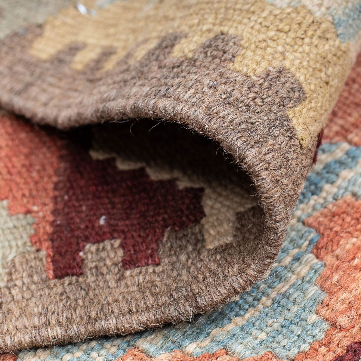 Kelim Teppich - Splash 200 x 62 cm - mehrfarbig