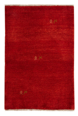 Gabbeh Teppich - Loribaft Perser - 125 x 82 cm - rot