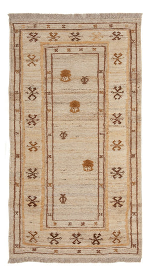 Gabbeh Teppich - Perser - 142 x 73 cm - beige