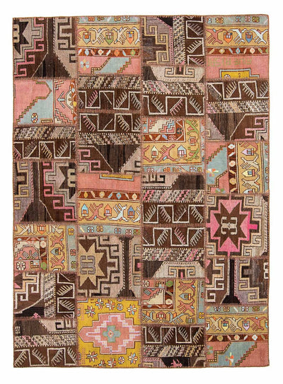 Tapis patchwork 173x241cm - Tapis en laine