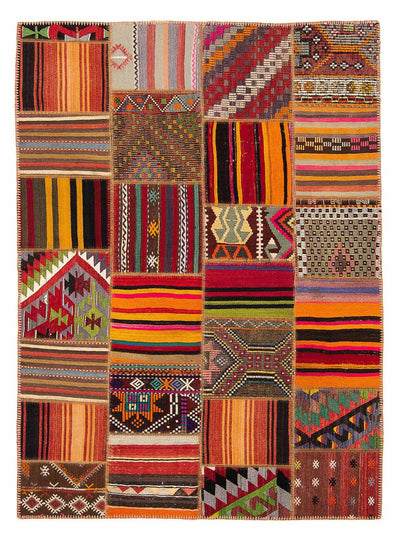 Tapis patchwork 170x237cm - Tapis en laine