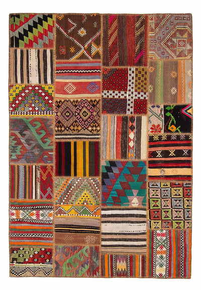 Tapis patchwork 170x240cm - Tapis en laine