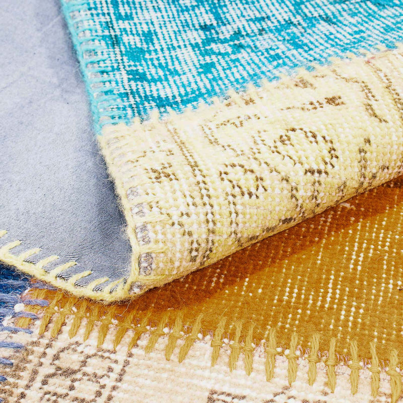 Patchwork Teppich 185 x 123 cm