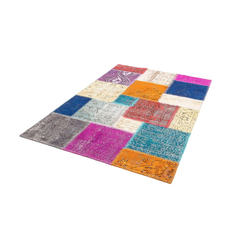 Patchwork Teppich 185 x 123 cm