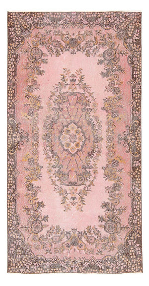 Vintage Teppich 210 x 114 cm - rosa