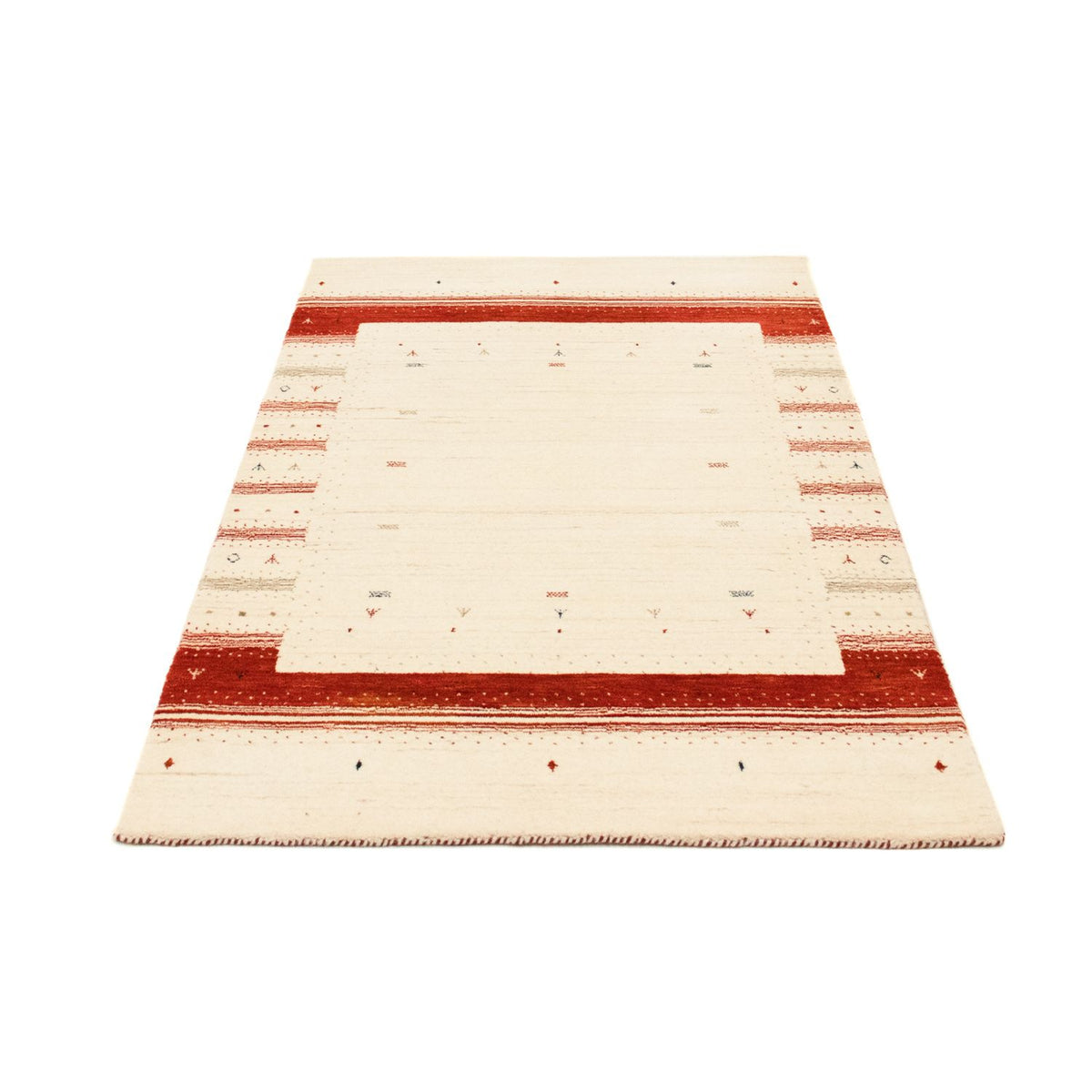 Gabbeh Teppich - Loribaft Indus 160 x 91 cm - beige