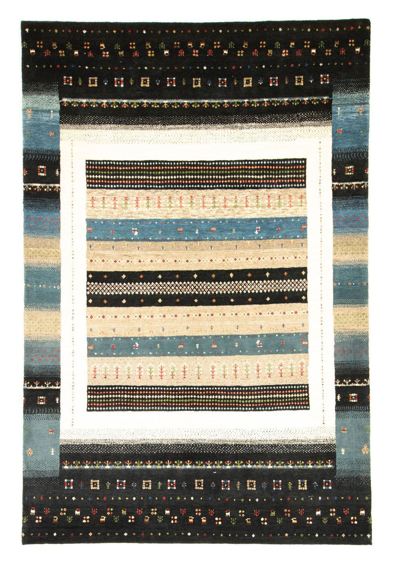 Gabbeh Teppich - Loribaft Indus 243 x 169 cm - mehrfarbig