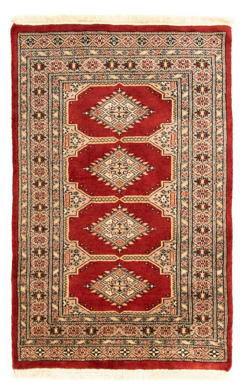 Afghan Teppich - Buchara 123 x 78 cm - rot
