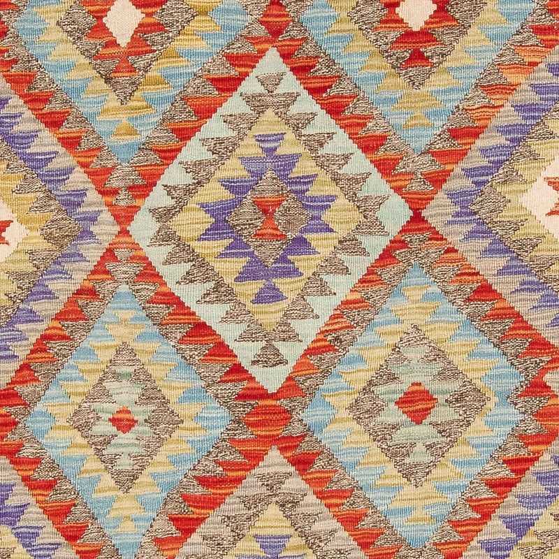 Kelim Teppich - Splash 205 x 156 cm - mehrfarbig