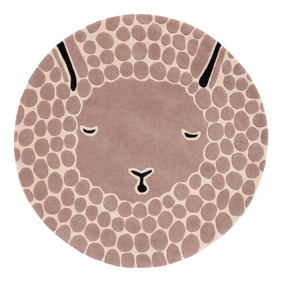 Nuages Douillets Tapis Enfant Rond