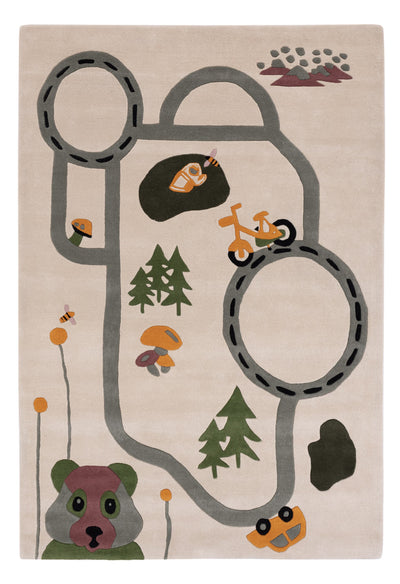 Rue de Jeu Village Tapis Enfant