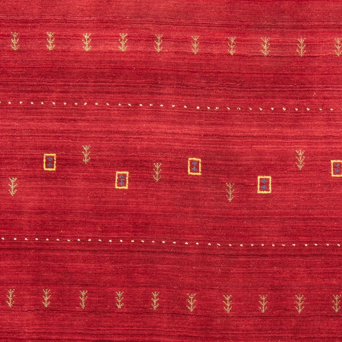 Gabbeh Teppich - Loribaft Softy 240 x 170 cm - dunkelrot