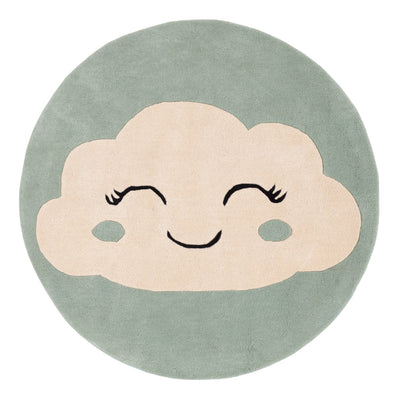 Nuage Tapis Enfant Rond