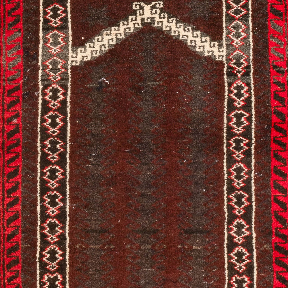 Belutsch Teppich - 147 x 97 cm - dunkelrot