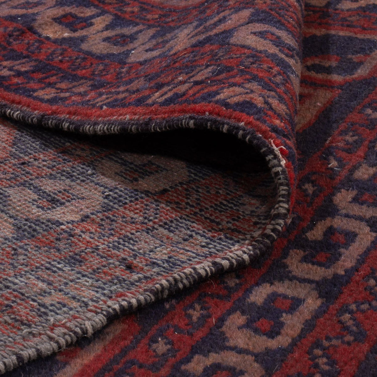 Belutsch Teppich - 120 x 60 cm - bordeauxrot