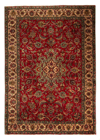 Tapis persan - Tabriz - 300 x 203 cm - rouge foncé