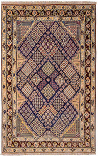 Tappeto Persero - Isfahan - Premio - 143 x 92 cm - blu