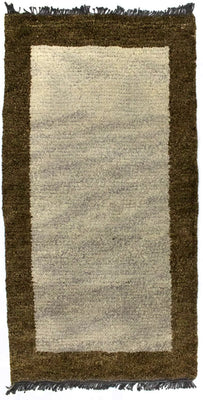 Nepal Teppich 140 x 70 cm - beige