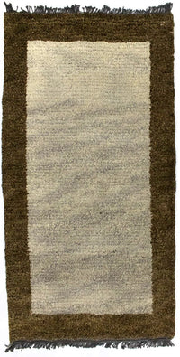 Tapis Népalais - 140 x 70 cm - beige