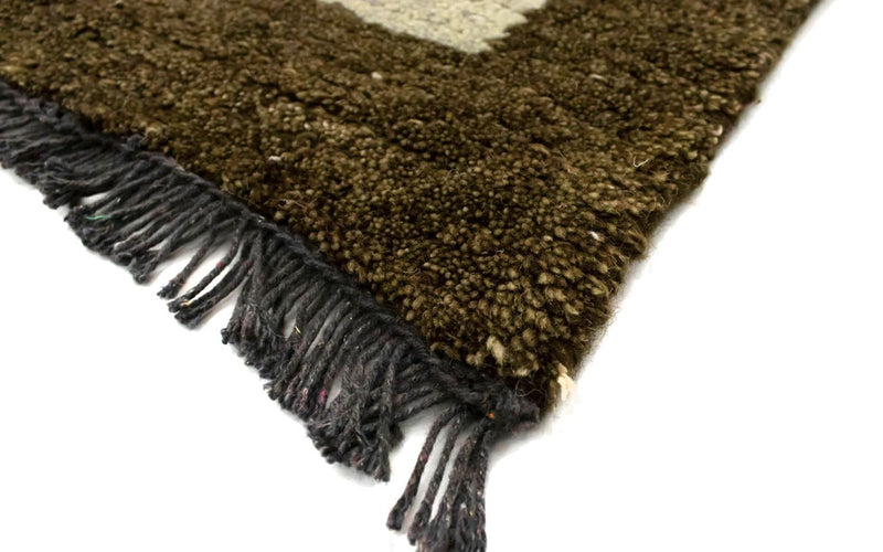Nepal Teppich 140 x 70 cm - beige