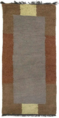 Tapis Népalais - 140 x 70 cm - gris