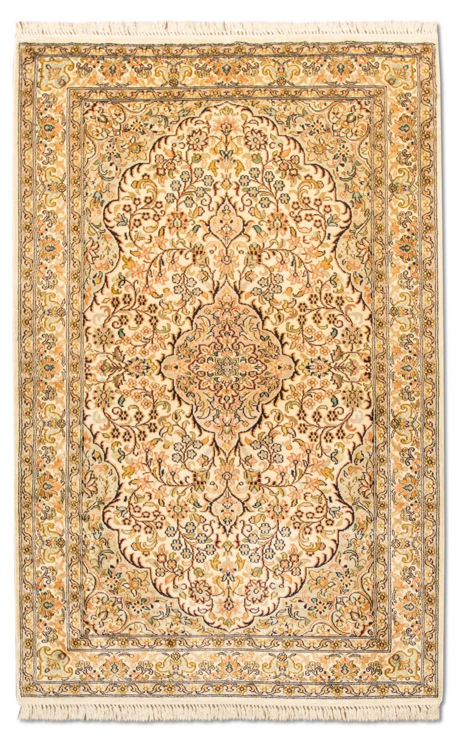 Seidenteppich - Kaschmir Seide 153 x 94 cm Teppichbrücke