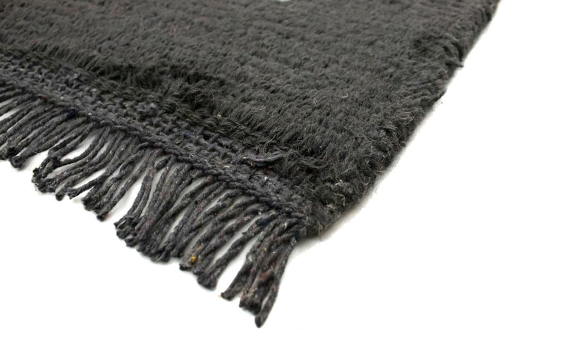 Nepal Teppich 140 x 70 cm - blau