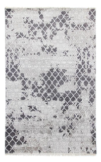 Tapis design - 271 x 181 cm - argent
