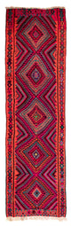 Kelim Teppich - Old 380 x 120 cm - mehrfarbig
