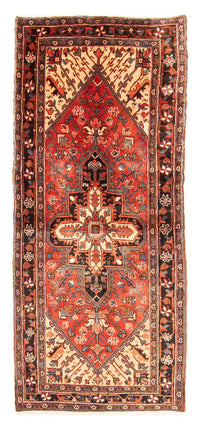 Tapis de couloir Tapis persan - Nomadic - 258 x 112 cm - rouge
