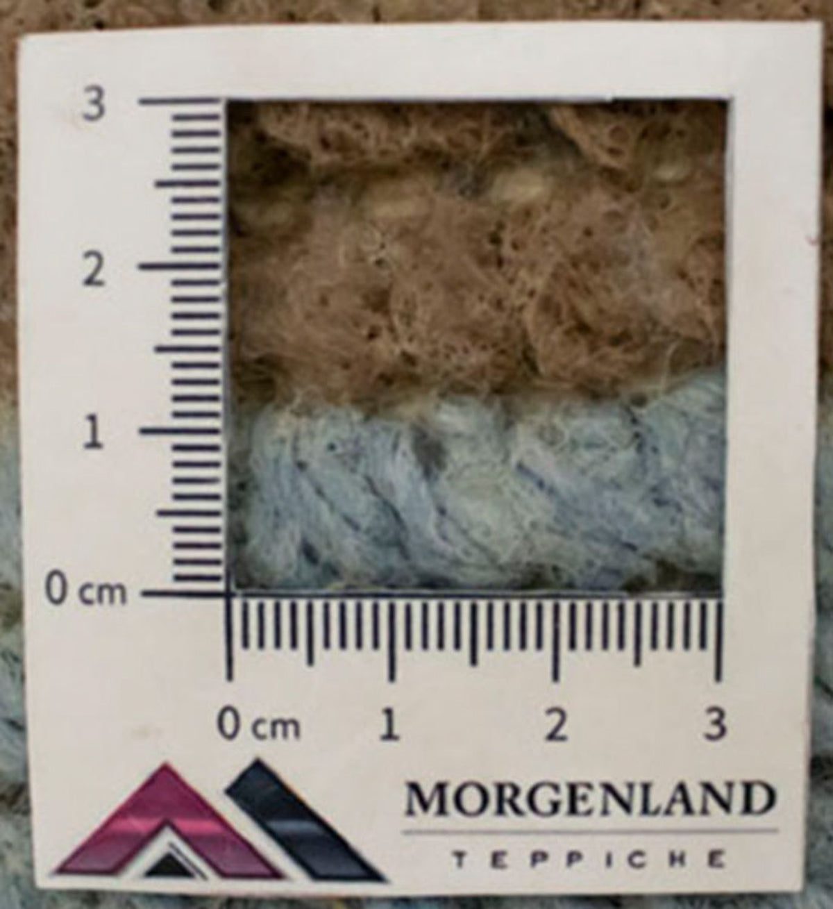 Nepal Teppich 140 x 70 cm - braun