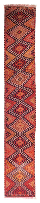 Kilim ancien Tapis 380x75cm