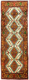 Tapis d'Ardebil Tapis 82x238cm - Tapis persan - Tapis de couloir / Beige / 82 x 238 cm Tapis de couloir
