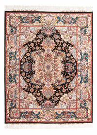 Tappeto Persero - Tabriz - Reale - 200 x 150 cm - blu scuro