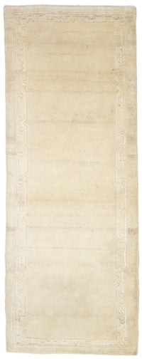 Tapis de couloir Tapis Népalais - 195 x 74 cm - beige