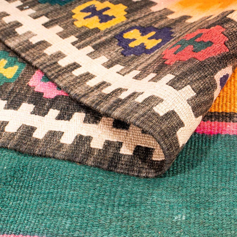 Kelim Teppich - Old 190 x 130 cm - mehrfarbig