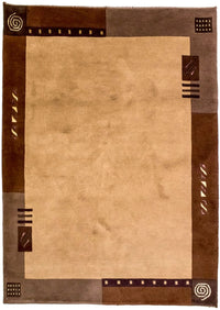 Tappeto Nepal - 191 x 148 cm - marrone