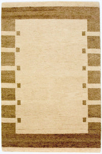 Tapis Gabbeh - Indus - 185 x 122 cm - beige