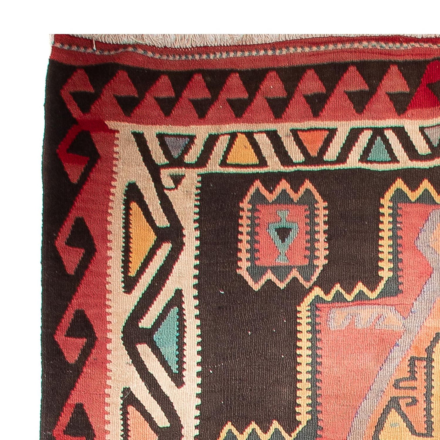 Kilim ancien Tapis 435x158cm