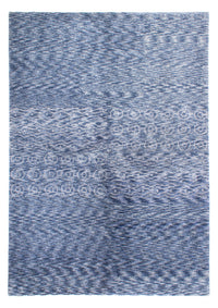 Tapis Népalais - 239 x 170 cm - bleu