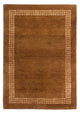 Wollteppich - 193 x 135 cm - braun