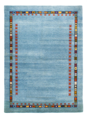 Gabbeh Teppich - Loribaft Perser - 174 x 126 cm - hellblau