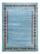 Gabbeh Teppich - Loribaft Perser - 174 x 126 cm - hellblau