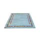 Gabbeh Teppich - Loribaft Perser - 174 x 126 cm - hellblau