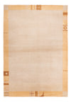 Tapis Népalais 124x176cm - Tapis en laine - beige - Rectangle / Beige / 124 x 176 cm Rectangle