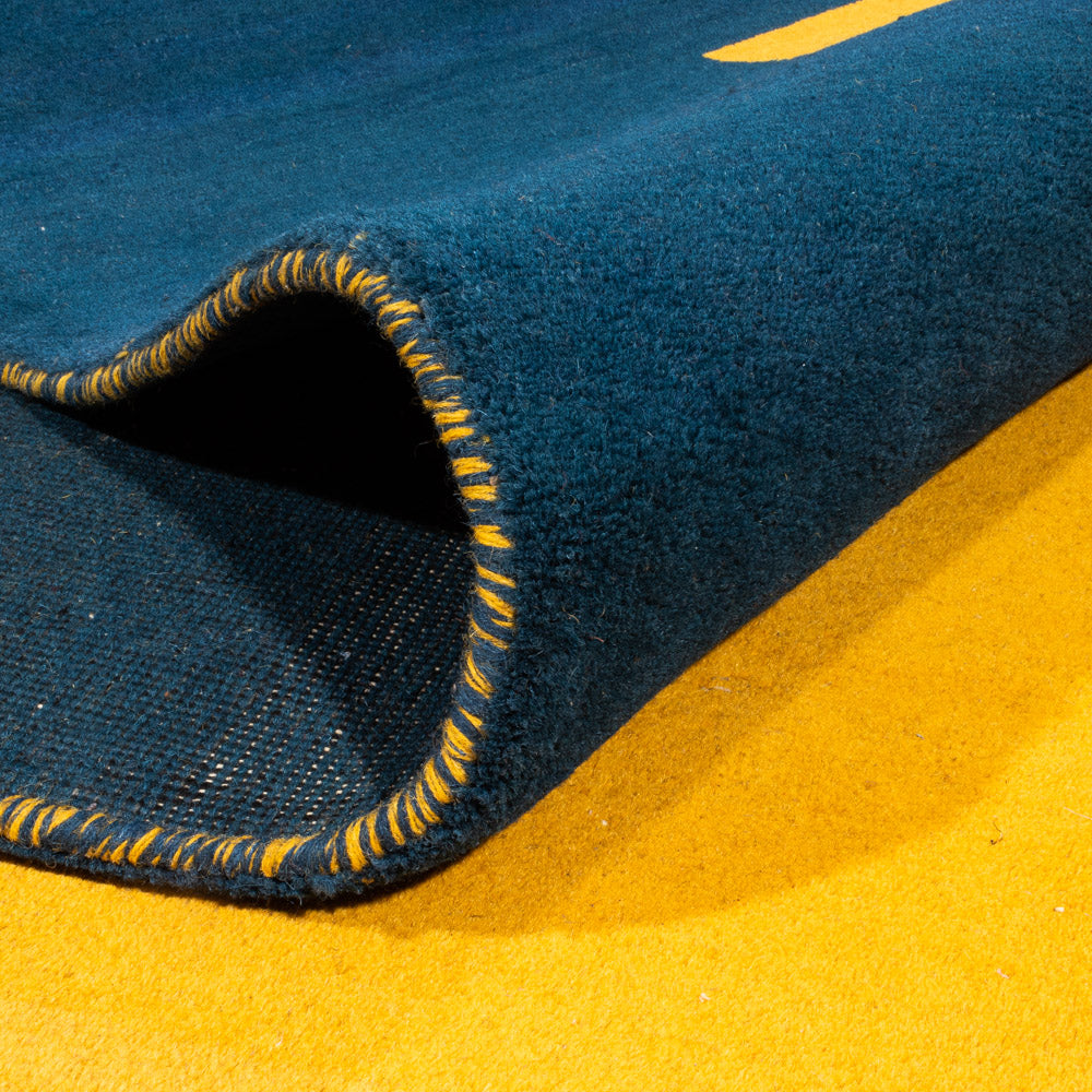 Gabbeh Teppich - Indus - 389 x 300 cm - gold