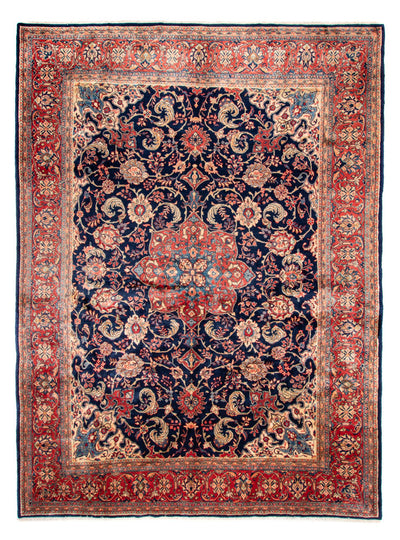 Sarough Teppich 273x382cm - Perserteppich - dunkelblau