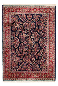 Tapis oriental - Indus - 350 x 260 cm - bleu foncé