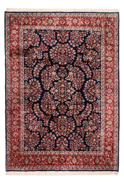 Indo Sarough Teppich 260x350cm - Orientteppich - dunkelblau